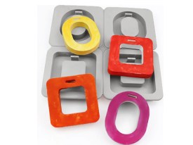 Molde silicona tag aromatico 4 aros surtidos 